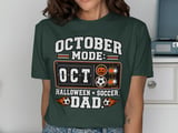 October Mode Halloween Soccer Dad Tee thumbnail 3