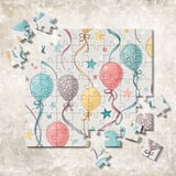 Digital Balloon Pattern, Digital Stars Pattern, Balloon Bundle, Birthday Balloon Pattern, Party Balloon Pattern, Festive Balloon Digital thumbnail 7