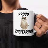 Proud Vagitarian Mug – Adult Humor Gift thumbnail 5