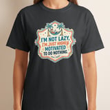 Funny Highly Motivated To Do Nothing T-Shirt, Relaxed Palm Tree Hammock Tee, Humorous Vacation Vibe Retro Shirt Gift thumbnail 9