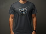 CH-47 Chinook Helicopter T-Shirt, Military Aviation Shirt, Army Aviator Crew Pilot Tee, Veteran Aviation Graphic Top, Gift for Pilot thumbnail 6