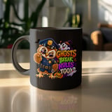 Ghosts Break Rules Too Owl Mug thumbnail 10