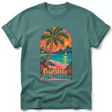 Palm Tree Christmas ~ Comfort Colors Premium Tee thumbnail 8
