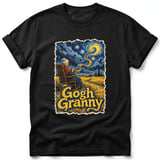 Gogh Granny ~ Comfort Colors Premium Tee thumbnail 1