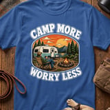 Retro Camp More Worry Less T-Shirt thumbnail 5