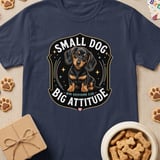 Small Dog Big Attitude Dachshund Tee thumbnail 3
