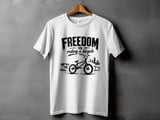 Freedom Is Riding a Bicycle | BMX T-Shirt thumbnail 14