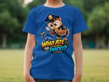 Who Ate The Snacks Officer Hoot the Owl Tee thumbnail 3