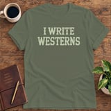 I Write Westerns Softstyle Tee thumbnail 1