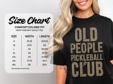 Pickleball Comfort Colors Shirt, Old People Pickleball Club, Vintage Graphic Tee for Pickleball Players thumbnail 14