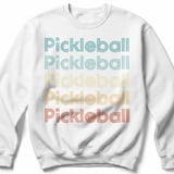 Pickleball Gildan Crewneck Sweatshirt, Pickleball Pickleball Pickleball Pickleball Pickleball, Court Warm Up thumbnail 2