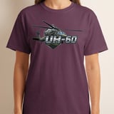 UH-60 Helicopter T-Shirt, Military Aviation Graphic Tee, Veteran Pilot Gift, Tactical Aircraft Shirt, Army Aviation Flight Crew Apparel thumbnail 4