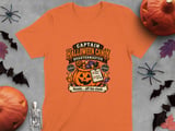 Captain Halloween Candy Quartermaster Jack O Lantern Trick Or Treat Pumpkin Graphic Crewneck Sweatshirts thumbnail 2
