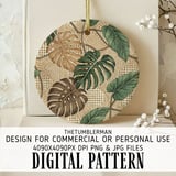 Abstract Jungle Leaf Digital Design Size Bundle Png thumbnail 3