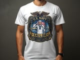 U.S. Navy Sailor T-Shirt, Patriotic American Military Veteran Gift, Honor Courage Commitment Naval Force Tee, Proud Service Member Apparel thumbnail 1