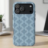 Blue Damask Floral MagSafe® Phone Case  thumbnail 3