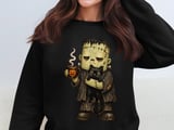 Tired Monster Coffee and Cat Tee or Sweatshirt thumbnail 14