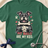 Pit Bulls Are My Kids Tee | Pit Bull Mom Shirt | Pittie Lover Gift | Dog Mom Apparel thumbnail 10
