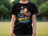 Who Ate The Snacks Officer Hoot the Owl Tee thumbnail 10