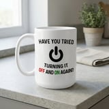 IT Support Gift Mug – Turn It Off and On Again thumbnail 6