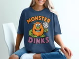 Pickleball Comfort Colors Shirt, Monster Dinks, Vintage Graphic Tee thumbnail 4