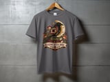 Reading After Dark Tee or Sweatshirt, Faux Patchwork Design thumbnail 15