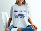 Thrifting Is My Favorite Sport Tee thumbnail 8