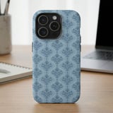 Blue Damask Floral MagSafe® Phone Case  thumbnail 1