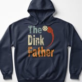 Pickleball Gildan Fleece Hoodie, The Dink Father, Court Pullover thumbnail 6