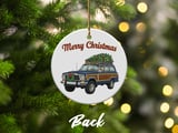 Grand Wagoneer Ornament, Waggy Christmas Tree, Classic Car Holiday Ornament, Car Lover Gift, Gift for Him, Christmas Ornament thumbnail 3