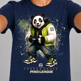 Panda Gamer Shirt for Boys, Funny Virtual Reality Gaming Tee, Kids Birthday Gift, Pixo League by Farron House thumbnail 11