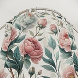 Blushing Peony Watercolor Shower Curtain thumbnail 6