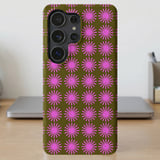 Retro Pink Starburst MagSafe® Phone Case thumbnail 3