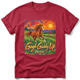 Gogh Giddy Up ~ Comfort Colors Premium Tee thumbnail 2