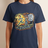 Light Travels Faster Than Sound Funny T-Shirt | Witty Sarcastic Quote Tee | Bright People Meme Humor Graphic Shirt thumbnail 9
