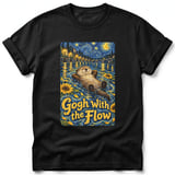 Gogh With the Flow ~ Comfort Colors Premium Tee thumbnail 1