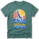 Bold Blue Swim ~ Comfort Colors Premium Tee thumbnail 8