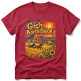 Gogh North Dakota ~ Comfort Colors Premium Tee thumbnail 3
