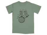 Rodeo Rhythm Disco Cowboy Boots T-Shirt thumbnail 5