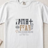 Faith Over Fear Shirt, Isaiah 41:10 Christian T-Shirt, Religious Bible Verse Tee, Inspirational Gift Sweatshirt thumbnail 11