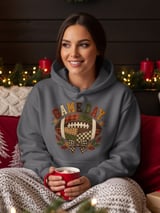 Game Day Sweatshirt Vintage Fall Football Hoodie Coquette Patchwork Football Shirt Cute Tailgate Tote Bag Autumn Gameday Mom Gift thumbnail 13