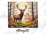 Fall Hunting Season, Deer 20oz Tumbler Wrap, Autumn Forest Tumbler, Wildlife Hunter Gift, Buck Tumbler Design, Fall Leaves Tumbler Wrap thumbnail 4