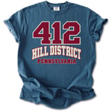 412 Hill District PA Tee thumbnail 4