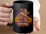 Cowboy Armadillo Trick Or Treat Mug thumbnail 15