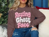 Resting Ghost Face Tee or Sweatshirt thumbnail 16