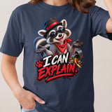 I Can Explain Raccoon Tee thumbnail 10