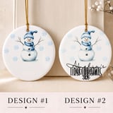 Baby First Christmas Snowman Digital thumbnail 2