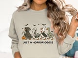 Halloween Goose T-Shirt, Horror Costume Geese, Funny Spooky Season Tee, Halloween Party Apparel, Animal Lover Shirt thumbnail 7