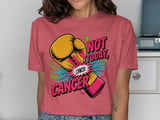Cancer fighting t-shirt, Not Today Cancer tee, Boxing glove, Cancer awareness, Inspirational shirt, Fight cancer, Unisex shirt thumbnail 4