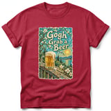 Gogh Grab a Beer ~ Comfort Colors Premium Tee thumbnail 2